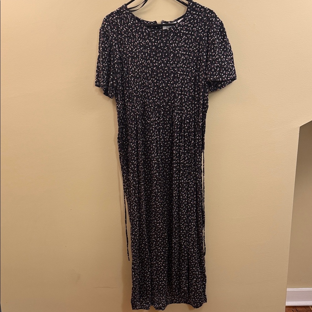 Christopher & Banks Black and White Patterned Maxi Dress